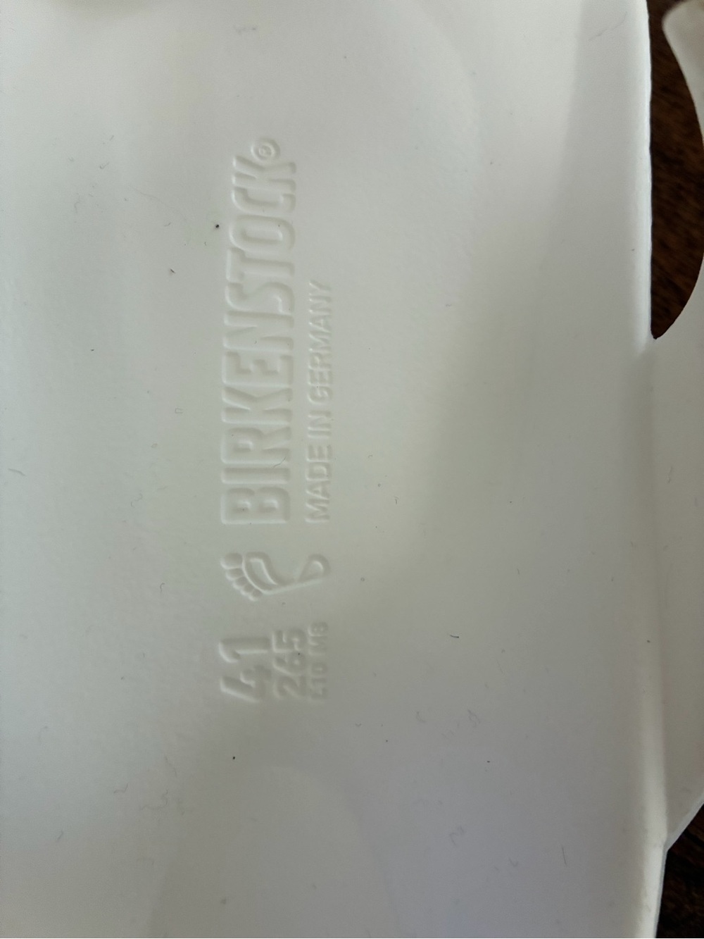 Birkenstock Gizeh EVA White Sandals NEW size 41 EU - Picture 7 of 8